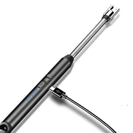 USB Rechargeable Electric Arc BBQ Lighter Windproof Flameless